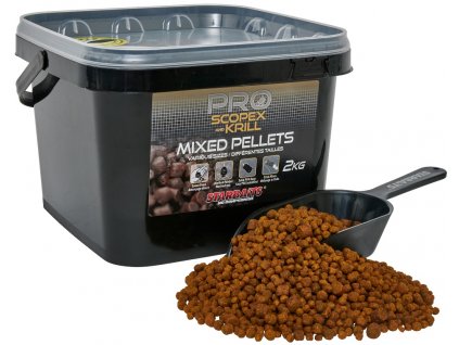 Starbaits - Pro Scopex Krill Pelety Mixed 2kg