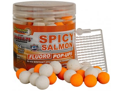 Spicy Salmon - Boilie FLUO plovoucí 80g 14mm