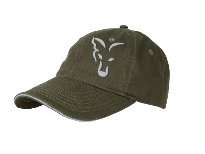 green silver baseball cap