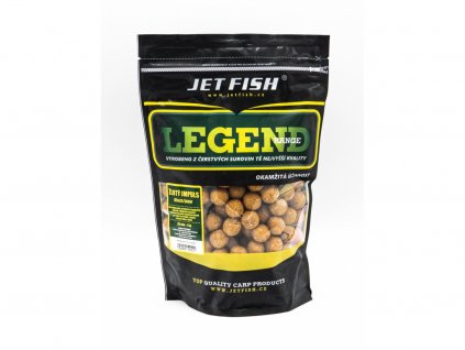 Jet Fish - Legend Range boilie : ŽLUTÝ IMPULS - OŘECH / JAVOR