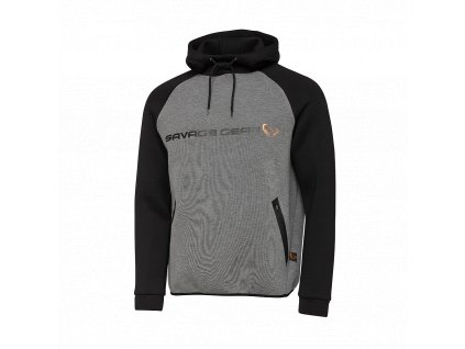 Savage Gear - Mikina Tec-Foam Hoodie Dark Grey Melange