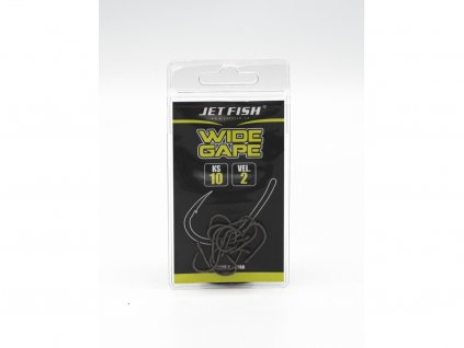 Jet Fish - Kaprové Háčky WIDE GAPE 10 kusů