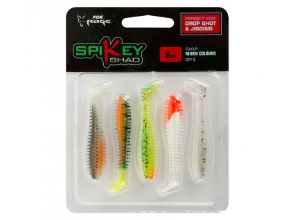 spikey shad 6cm mixed