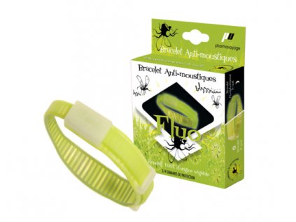 Image Bracelet anti moustiques Vert Phosphorescent Pack