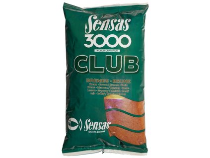 Sensas - Krmení 3000 Club Bremes Brune (cejn hnědý) 1kg