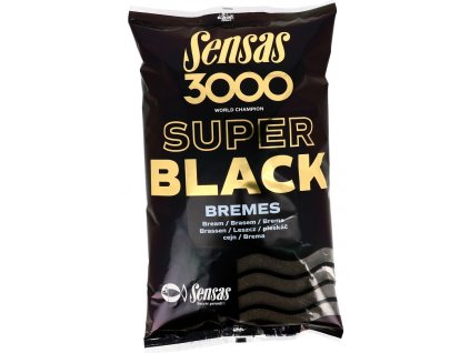 Sensas - Krmení 3000 Super Black (Cejn-černý) 1kg