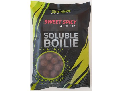 Stég - Rozpustné Boilie SOLUBLE BOILIE 1KG