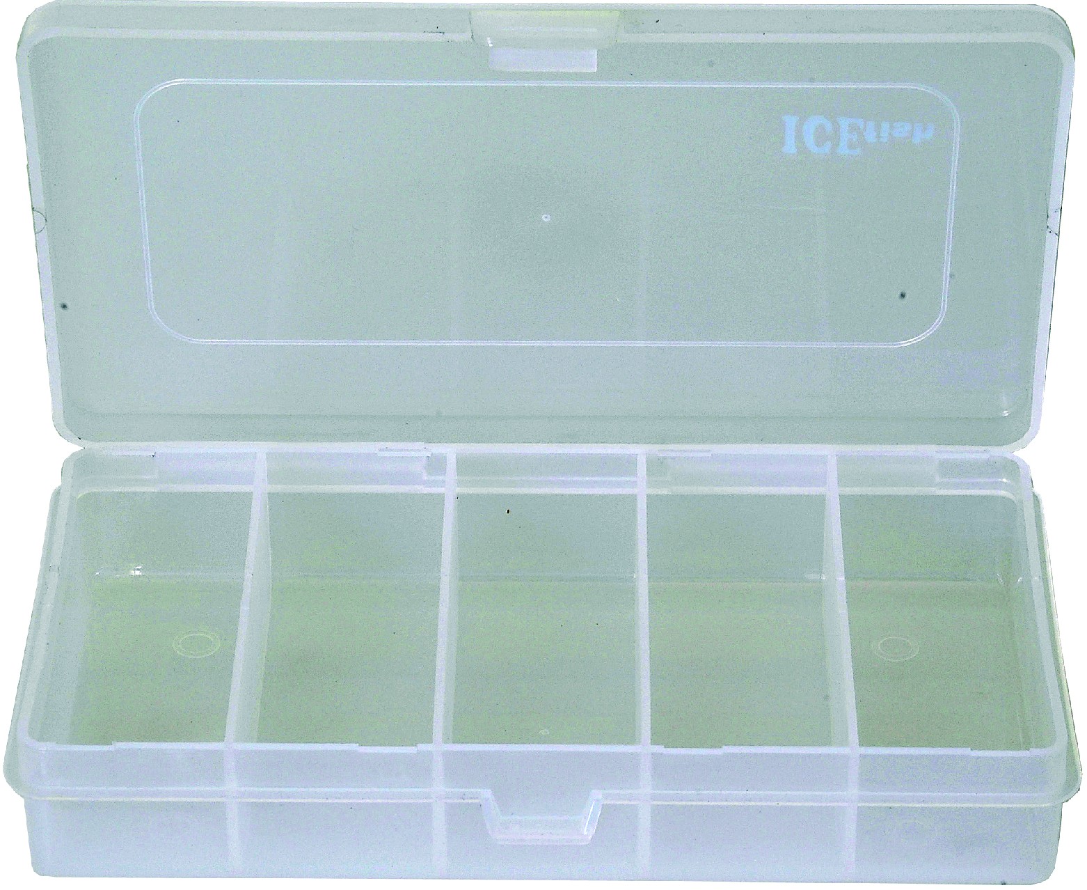 ICE Fish - Krabička twisterová- typ krabičky: 5 polí 180x105x35 mm