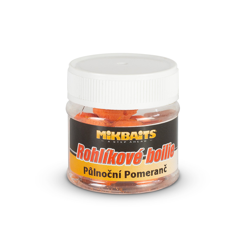 Mikbaits - Rohlíkové boilie 50 ml - všechny druhy druh: Půlnoční pomeranč