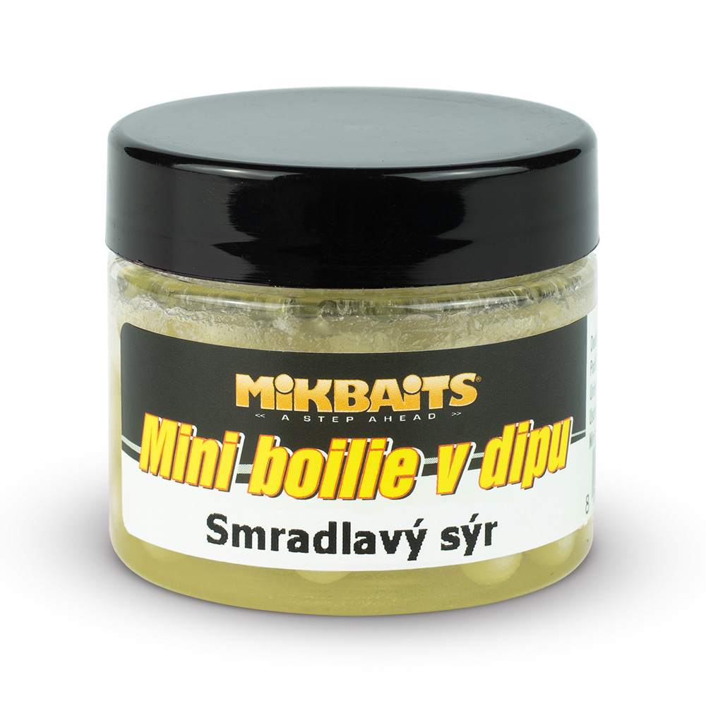 Mikbaits -  Mini boilie v dipu 50ml - všechny druhy druh: Smradlavý sýr