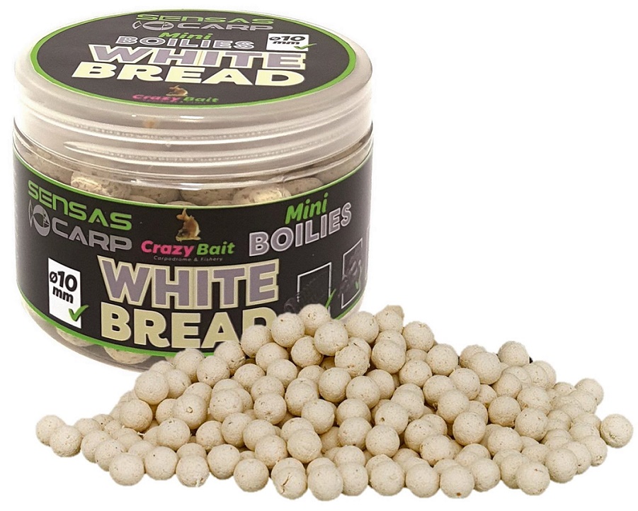 Sensas - Mini Boilies Crazy 80g  Všechny druhy množství: 80g, příchuť: Sladký chléb