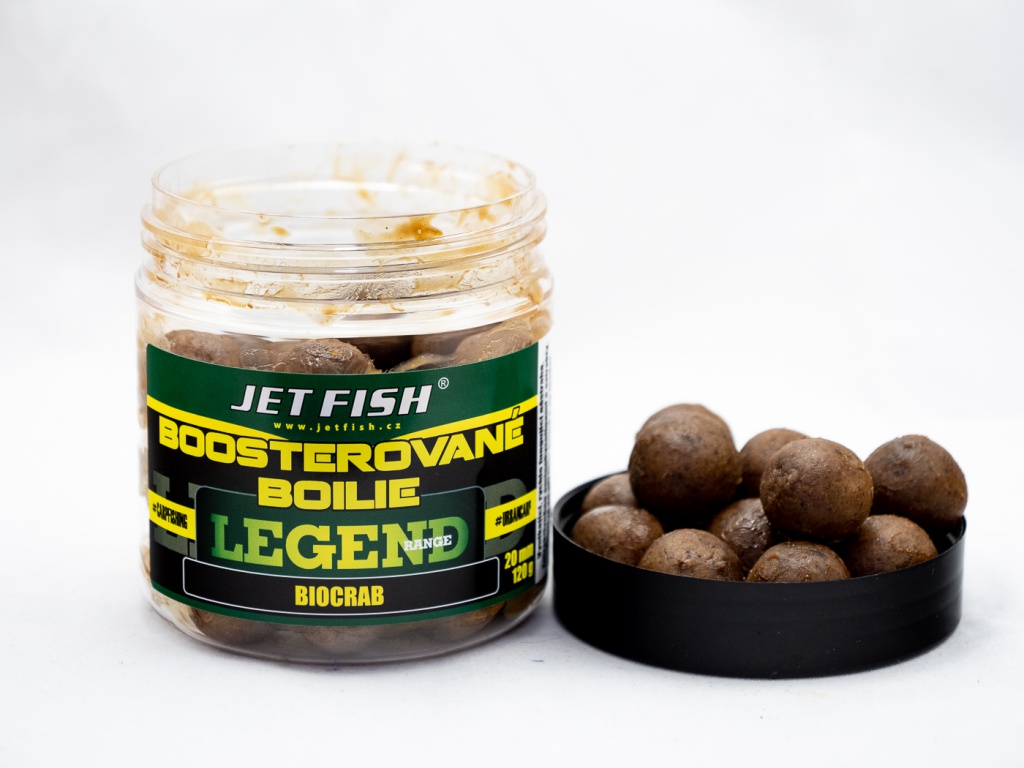 JetFish Jet Fish - Legend Range - Boosterované boilie 250ml - 20mm : Všechny Druhy příchuť: Ořech/Ja...