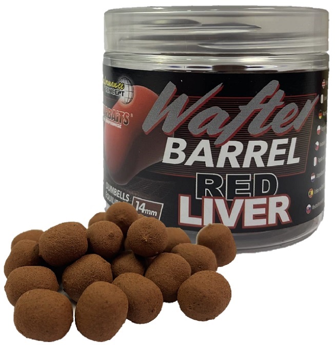 Starbaits - Wafters 14 mm všechny druhy množství: 70g, příchuť: Red Liver