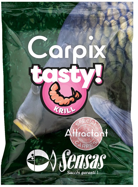 Sensas - Práškový posilovač Powder carp Tasty - různé příchutě příchuť: Krill