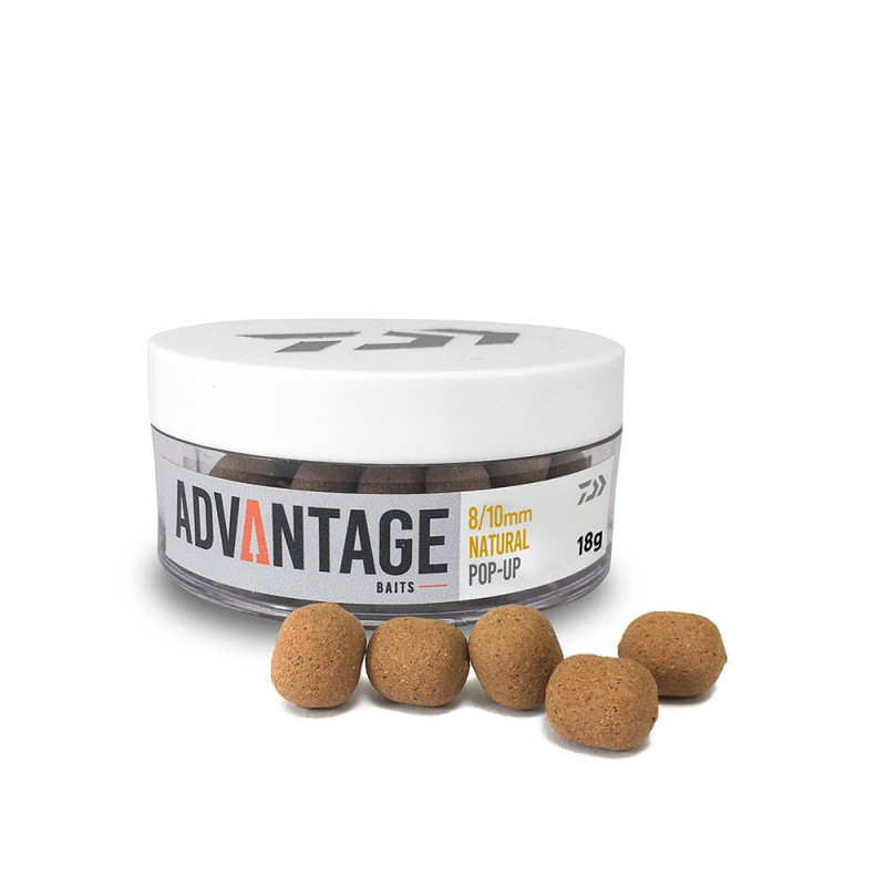 Daiwa - Advantage Pop Up 8/10mm Velikost: 8/10mm, druh: Natural