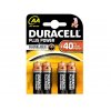 DURACELL - Baterie AA 1,5 V LR6 PLUS 4 ks