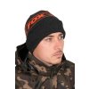 chh019 fox collection beanie black and orange main 1