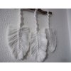 Macrame Biele pierka (2)