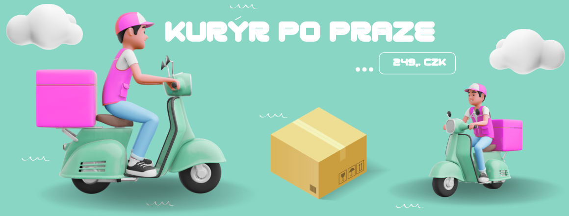 Kuryrem po Praze