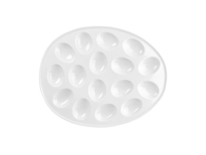 porcelánová mísa na vajíčka