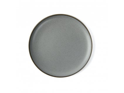 Porcelánový talíř s vysokým okrajem 21 cm "Granito" - 4ks