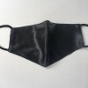 Hedvábná maska na obličej černá