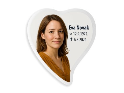 Srdce levé s textem