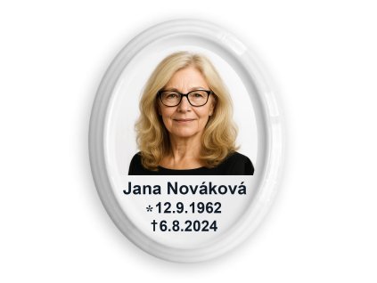 Ovál Bohemia s textem