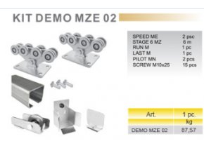 KIT DEMO MZE 02 - sada pro posuvnou samonosnou bránu M