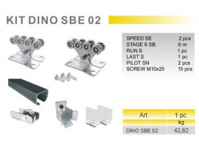 KIT DINO SBE 02 - sada pro posuvnou samonosnou bránu