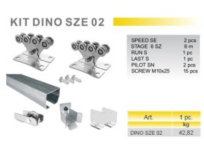 KIT DINO SZE 02 - sada pro posuvnou samonosnou bránu