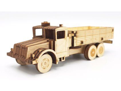 Dřevěná stavebnice Tatra 111 valník 1:64