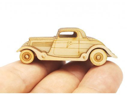 Dřevěná stavebnice Hot Rod Vrkynator 1:64