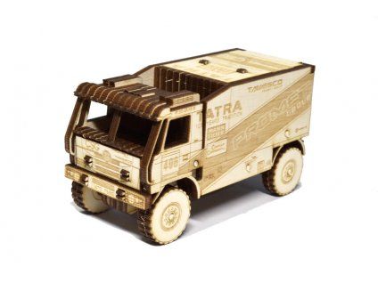 Dřevěná stavebnice Tatra 815 pro Dakar 2020 1:64