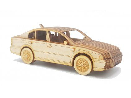 Dřevěná stavebnice Škoda Octavia I 1:43