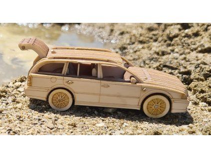 Dřevěná stavebnice Škoda Octavia I. Combi 1:43