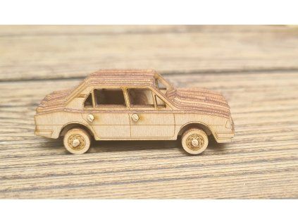 Dřevěná stavebnice Škoda 120 1:64