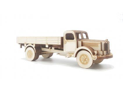 Dřevěná stavebnice Škoda 706 R "Barča" 1:64