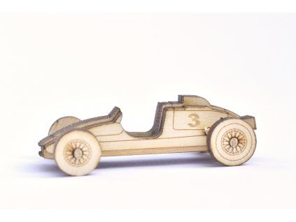 Dřevěná stavebnice Tatra 607-2 Monopost 1:64