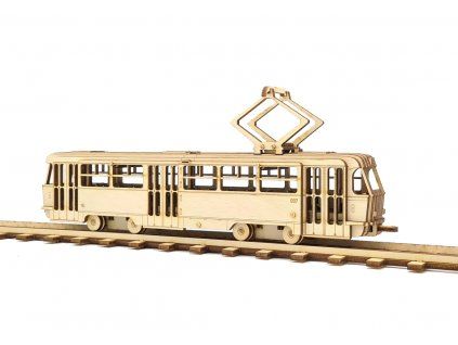 Dřevěná stavebnice Tatra T3 1:64