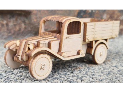 Dřevěná stavebnice Tatra 12 Pickup 1:43