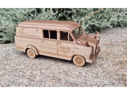 Model dodávky VRKYVAN (transit)  1:43