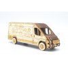 FIAT Ducato Maxi s vlastním nápisem 1:64 – díly stavebnice