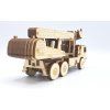 Tatra 815-7 6x6 hasiči 1:64 – sestavený dřevěný model