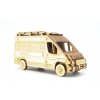 Dřevěný model hasičského vozu Fiat Ducato