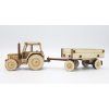 Traktoru Zetor 7745 1:64 – sestavený dřevěný model
