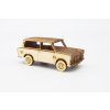 Trabant 601 Combi Deluxe 1:64 – sestavený dřevěný model