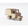Nákladní tříkolky 1:64 – sestavený dřevěný model
