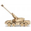 Dřevěná stavebnice modelu houfnice Dita Excalibur Army