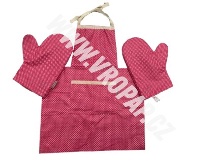 Kuchyňská sada - chňapky + dětská zástěra